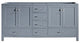 Caroline Avenue 36" Single Bathroom Vanity Cabinet, Gray