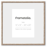 20" x 20" Hammered Champagne 1" Vintage Gallery Frame