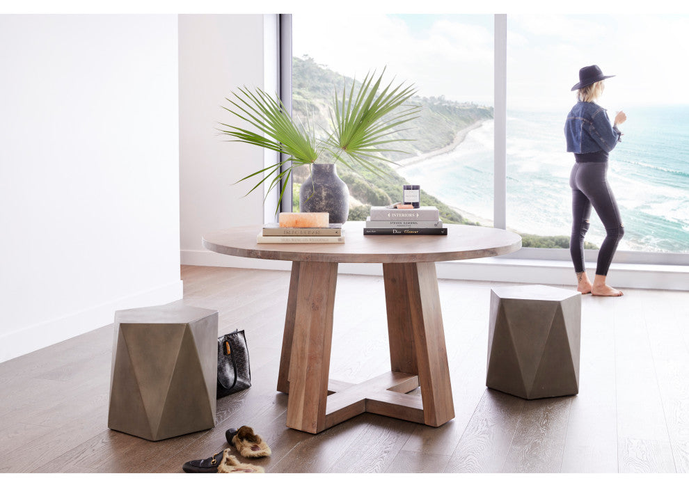 First of A Kind Tanya Round Dining Table