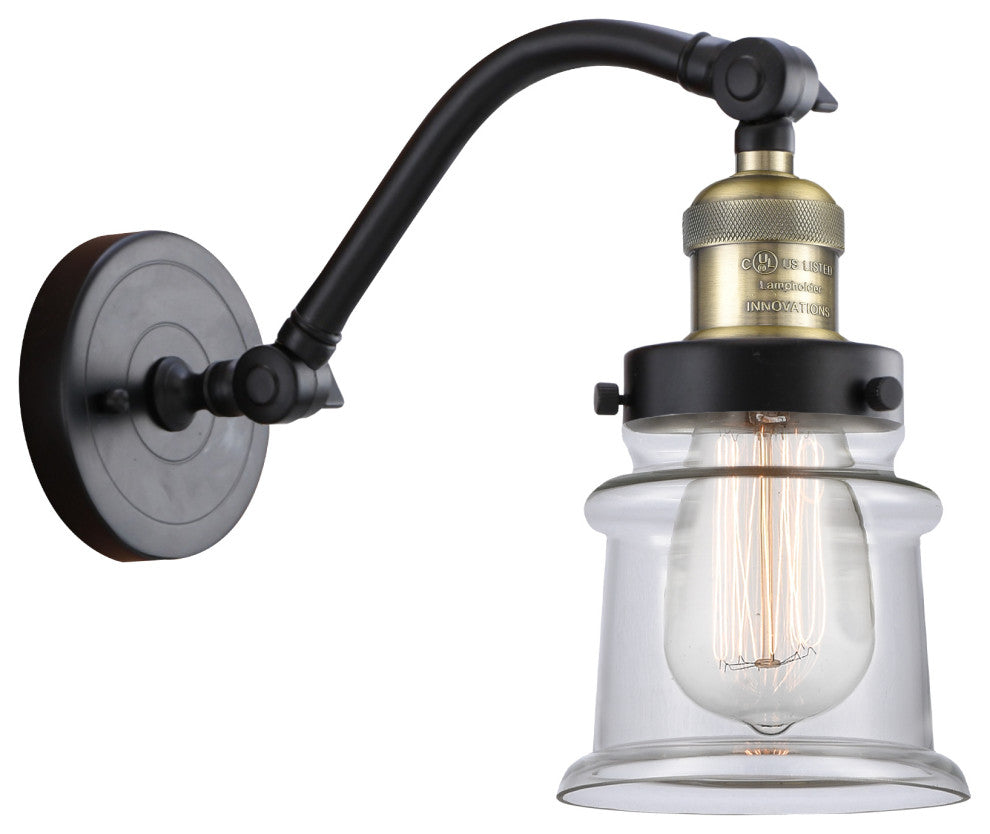 INNOVATIONS LIGHTING 515-1W-BAB-G182S-LED Small Canton 1 Light Sconce