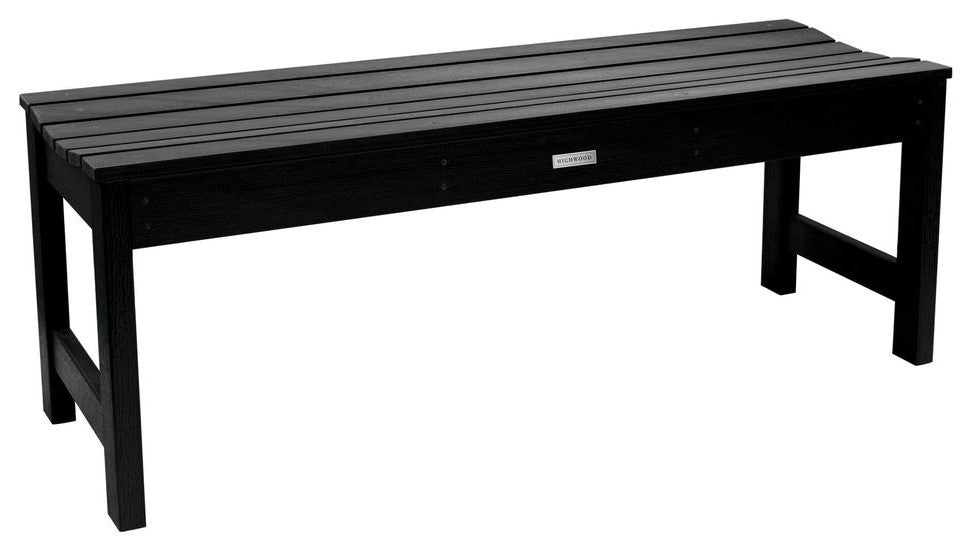 Lehigh Picnic Bench, Black, 4'