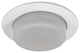 NICOR 4" Recessed Drop Opal Shower Trim, White
