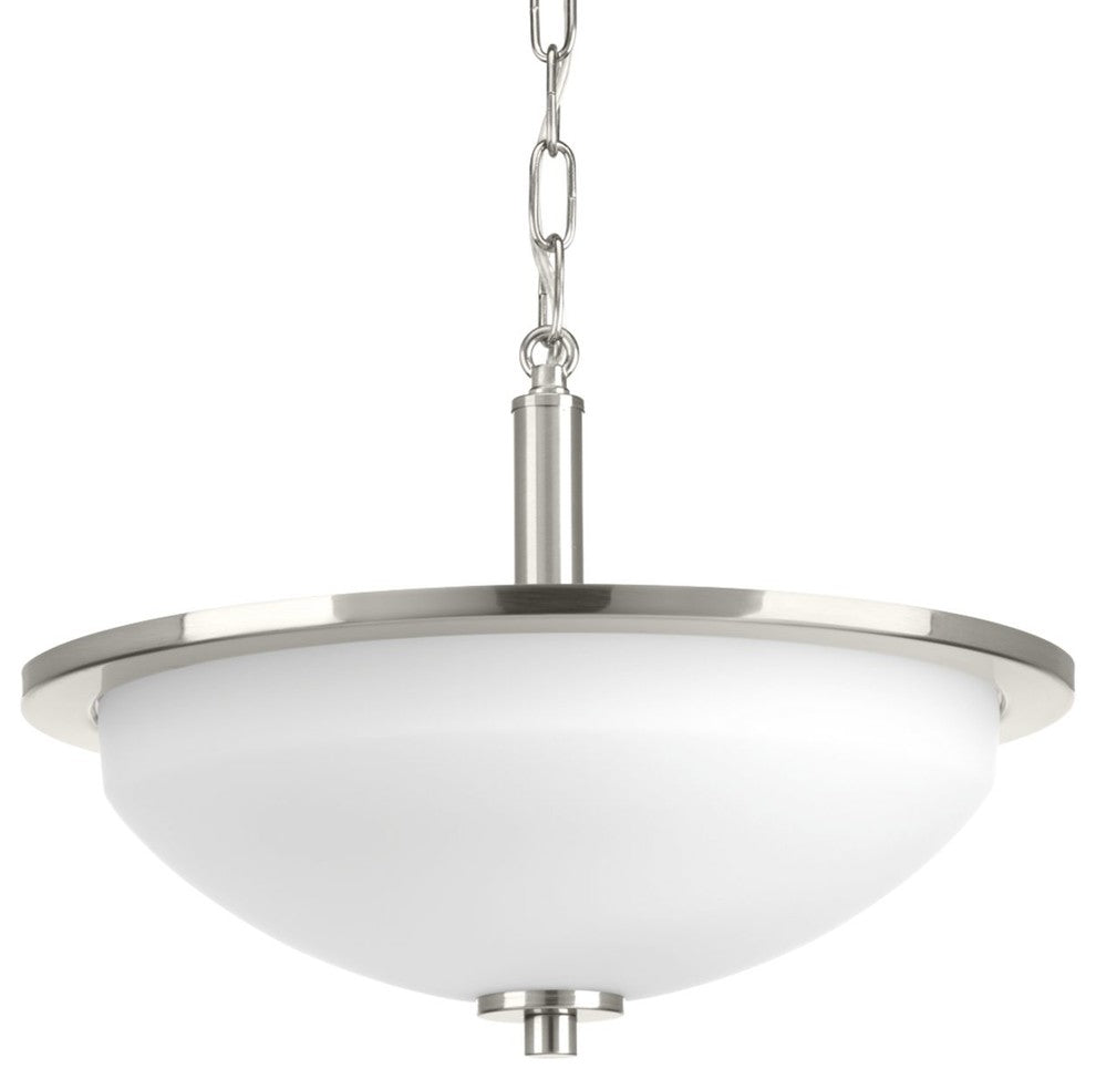 Replay Collection 2-Light Semi-Flush Convertible, Brushed Nickel