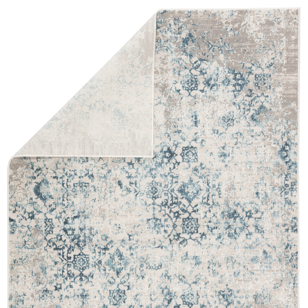 Jaipur Living Siena Damask Blue/ Ivory Area Rug 3'11"X5'11"