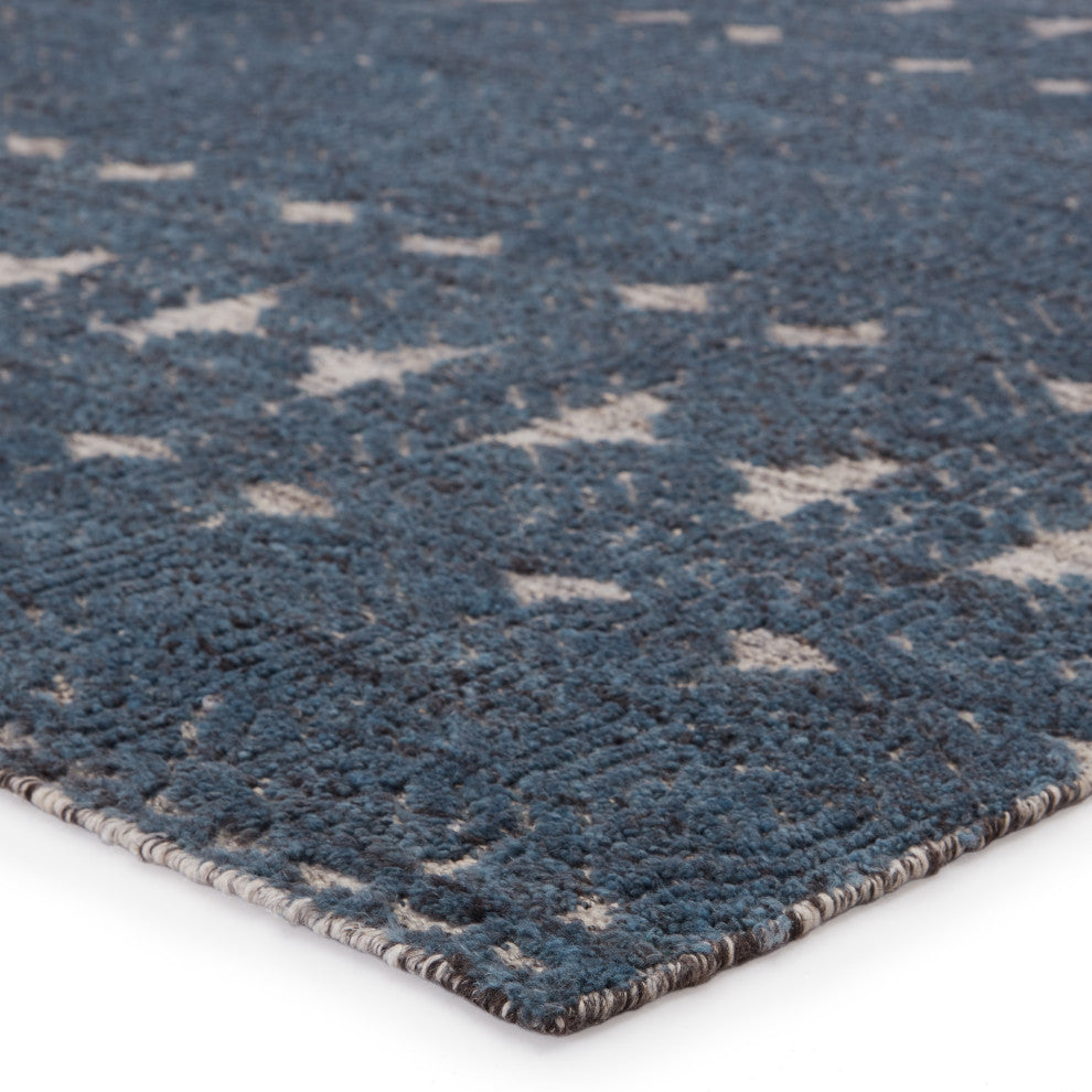 Jaipur Living Abelle Hand-Knotted Medallion Area Rug, Teal/White, 6'x9'