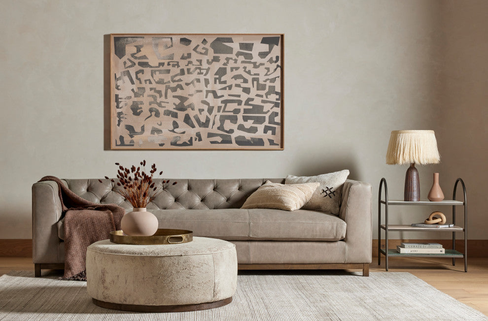 Amaud Rug, 8x10'-Brown, Cream