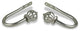 Meda Curtain Holdback Pair, Satin Nickel