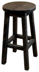 Barnwood Style Timber Peg Barstool, Dusk, Bar Height
