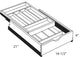 Century Components Double Tier Silverware Drawer, 15"