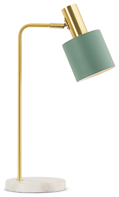 Le Locle | Modern Marble Base LED Table Lamp, Croatian Blue, A
