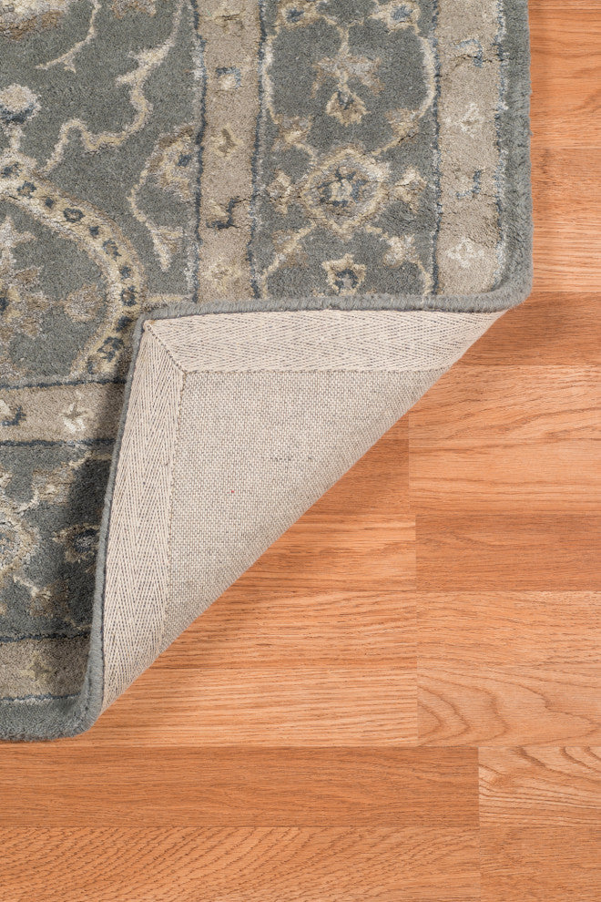 Amer Rugs Urban UR-7 Steel Gray Blue Hand-tufted - 8'x11' Rectangle Area Rug