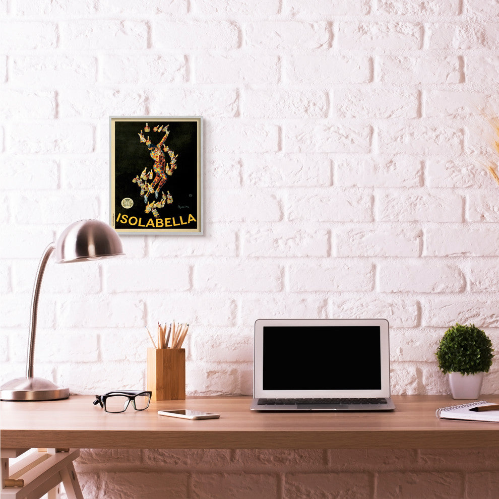 Isolabella Vintage Poster Drink Design, 11"x14"