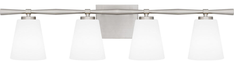 Brindley 4-Light Bath, Brushed Nickel