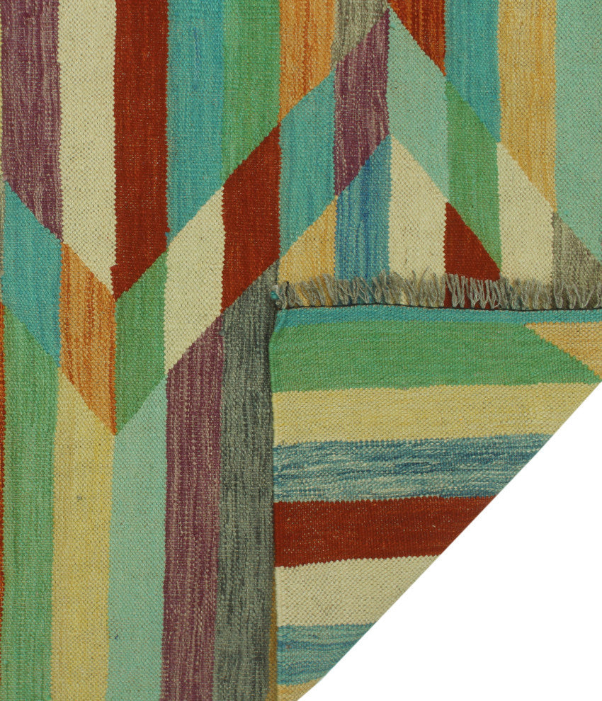 Winchester Kilim Salman Burgundy/Ivory Rug, 5'7x7'9