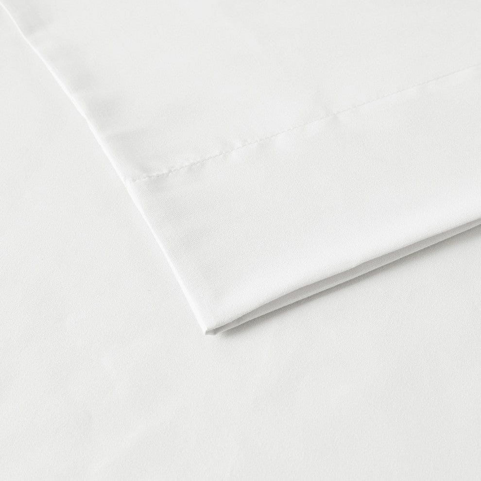 Intelligent Design Microfiber All Season Soft Touch Sheet Set, White