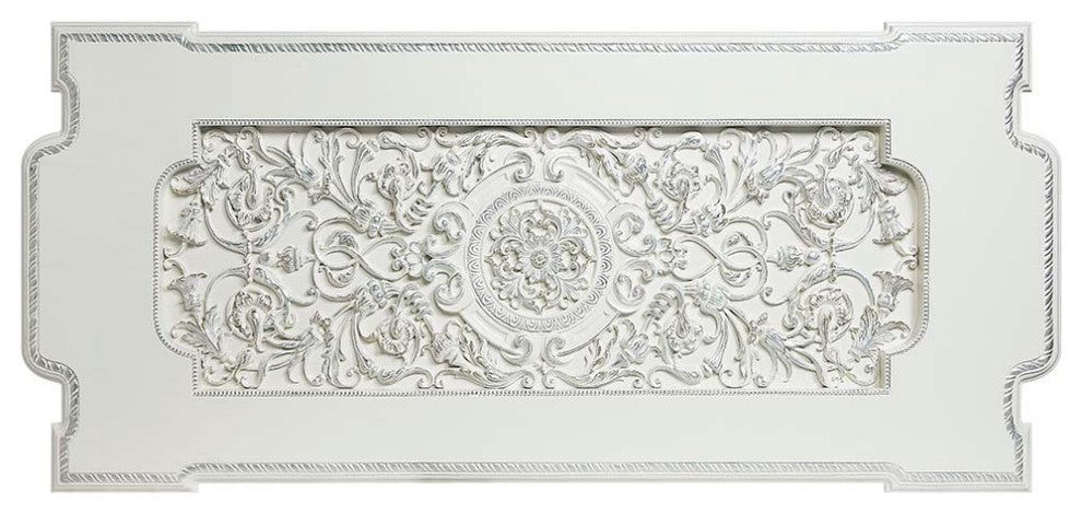 Vanaheim Dining Table, Antique White Finish