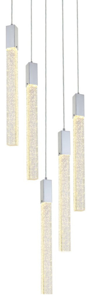 Wade 5-Light Pendant, Chrome
