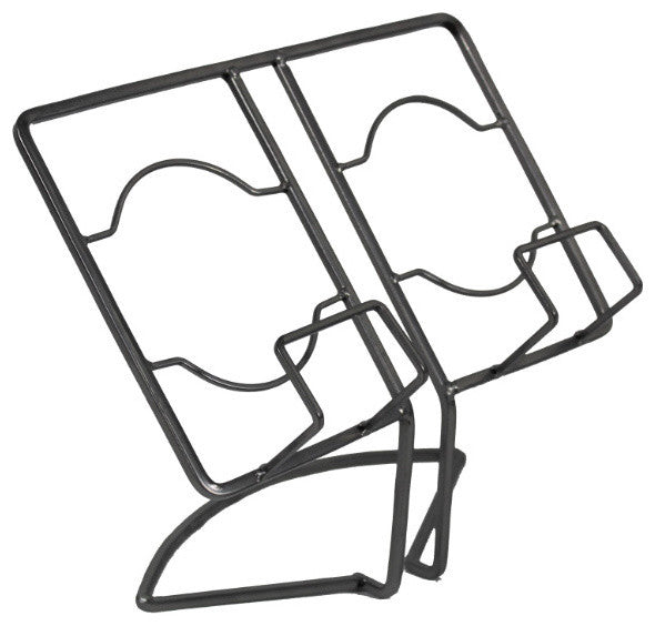 Benzara Modern Design Metal Cook book Holder, Silver