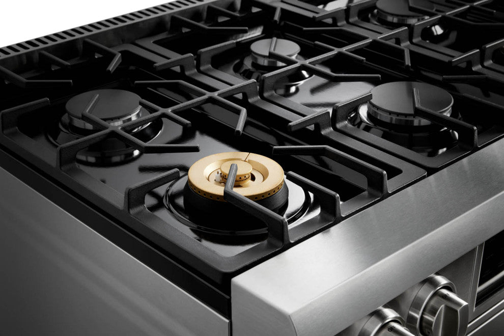 36" 6-Burner Sealed Professional Tilt Panel Gas Range