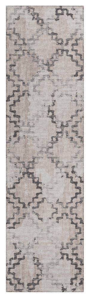 Indoor/Outdoor Sedona SN15 Stucco Machine Washable 2'3" x 7'6" Runner Rug