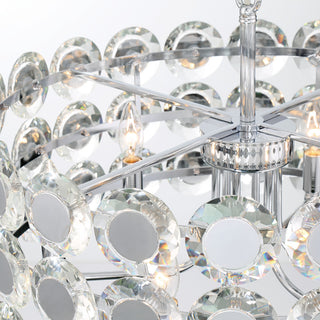 Perrene 6-Light Chandelier, Chrome