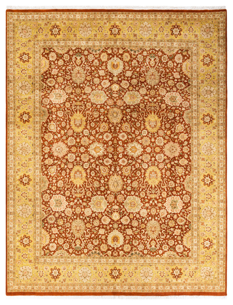 Mogul, One-of-a-Kind Hand-Knotted Area Rug Orange, 8' 1 x 10' 5