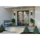 Outdoor 5" Round Cast Aluminum Cylinder Wall Lantern Black Wall Light