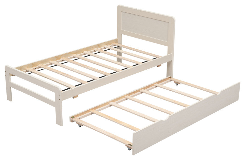 Gewnee Modern Design Twin Size Platform Bed Frame