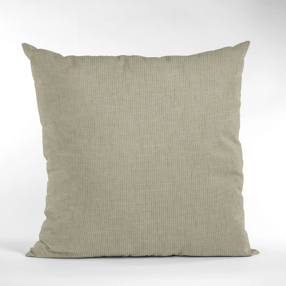 Stonewash Waffle Textured Solid Luxury Throw Pillow, Double sided 26"x26"