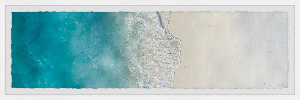 "Make Your Own Waves" Framed Painting Print, 45x15