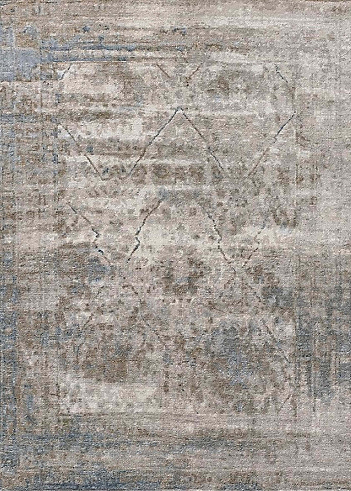 Ahgly Company Indoor Rectangle Mid-Century Modern Area Rugs, 5' x 8'