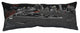 35" Black Memphis Nighttime Skyline Lumbar Decorative Pillow