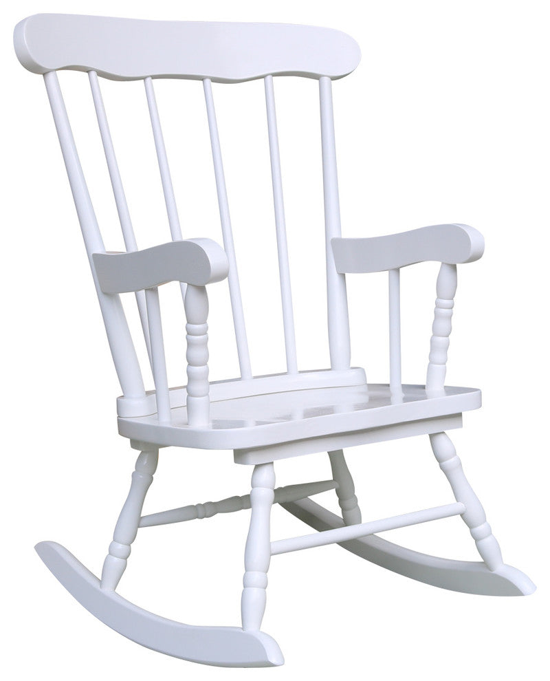International Concepts Kids Rocker in Linen White