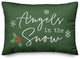 Green Angels, The Snow 20x14 Spun Poly Pillow