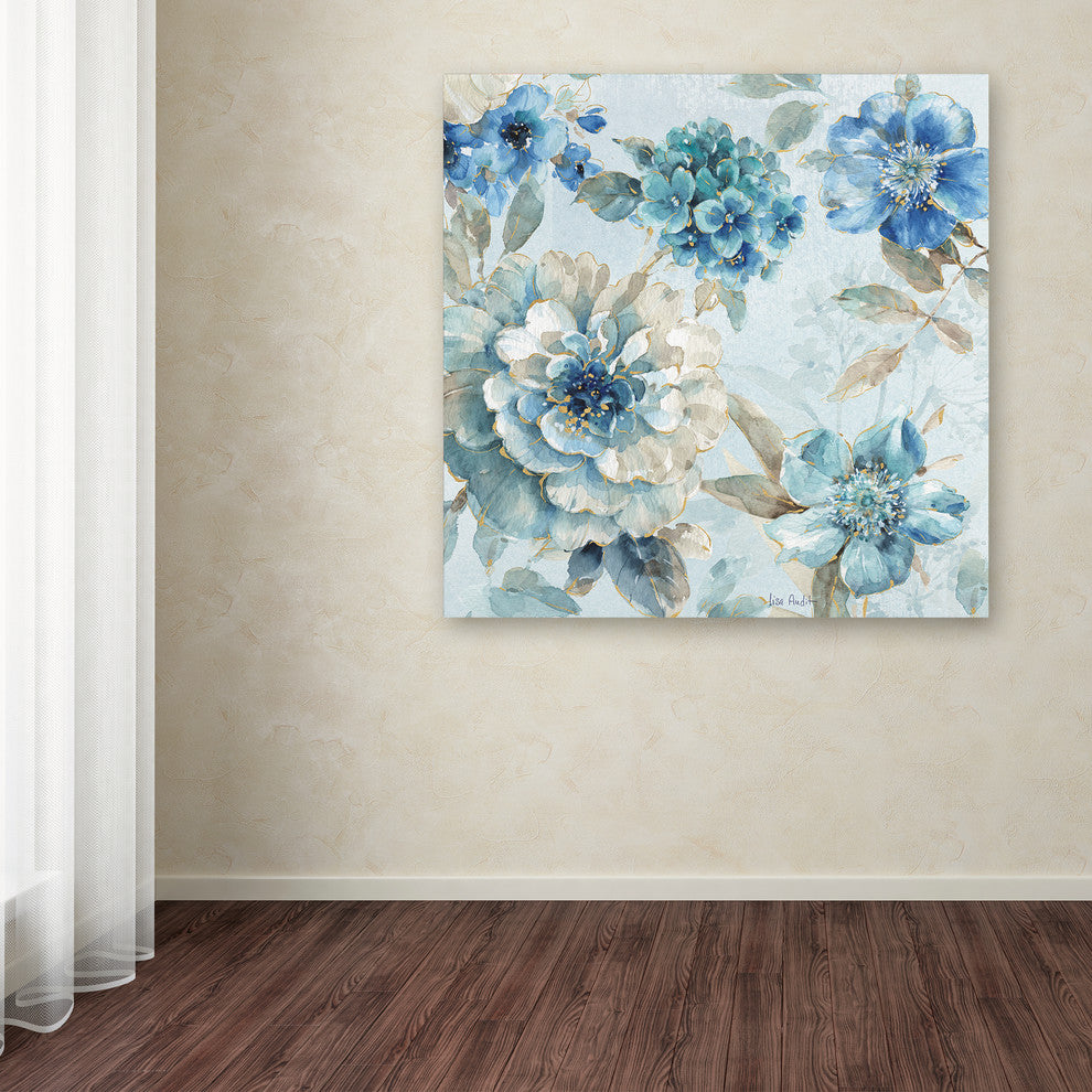 Lisa Audit 'Indigold IX' Canvas Art, 35"x35"