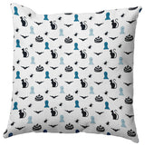 Halloween Critters Accent Pillow, Unreal Teal, 18"x18"