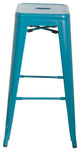 Highland Commercial Grade Barstool, Frosted Teal (Set of 4)