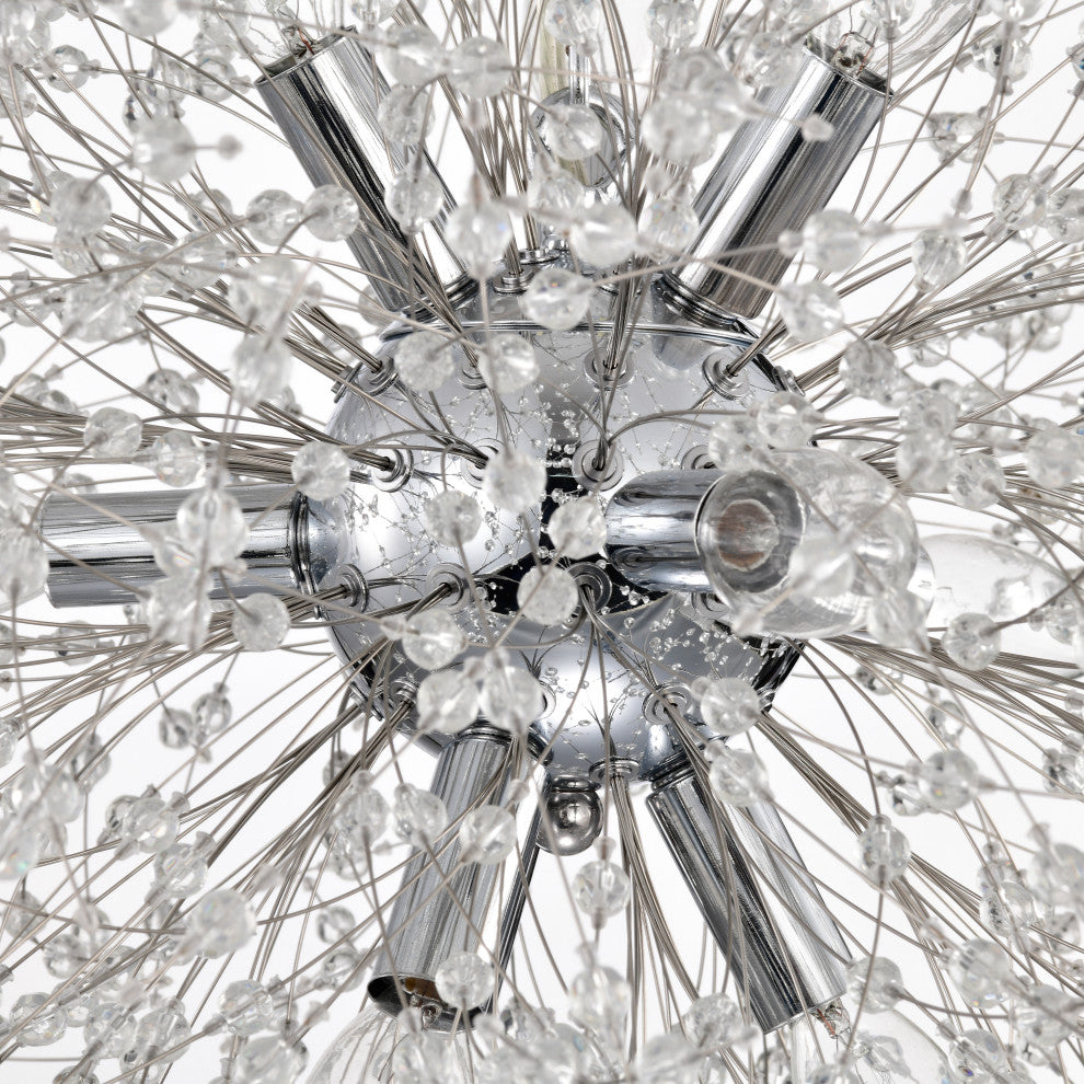 Subra 9-Light Sputnik Globe Chandelier