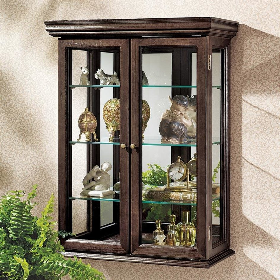 Tuscan Wall Curio Cabinet