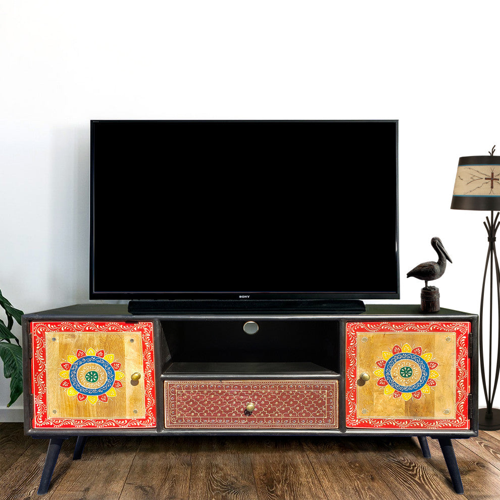 Madagascar Mango Wood Media Center