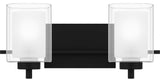 Quoizel KLT8902 Kolt 2 Light 17"W Vanity Light - Matte Black