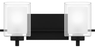 Quoizel KLT8902 Kolt 2 Light 17"W Vanity Light - Matte Black