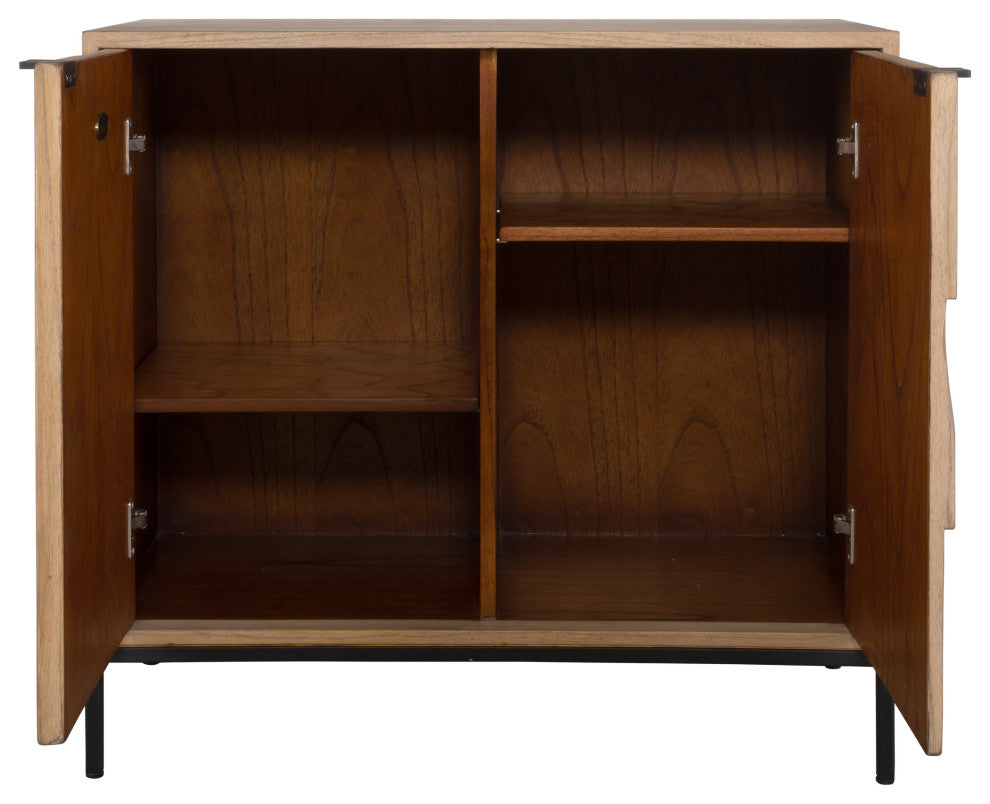 Another interior open-door view with shelves; white background (other).