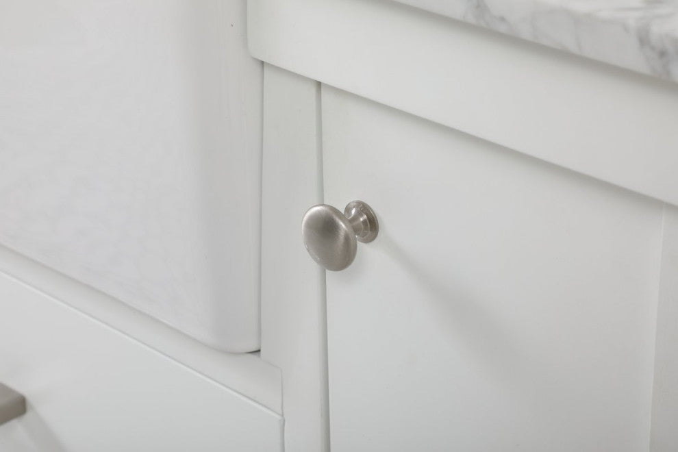 Home Living 22" Farmhouse White-Light Bathroom Vanity