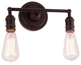 Soho 2 Light Swivel Wall Light, Oil Rubbed Bronze