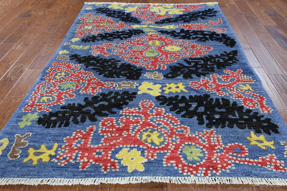 Modern Oriental Rug, 5x8 Kaitag, MC345