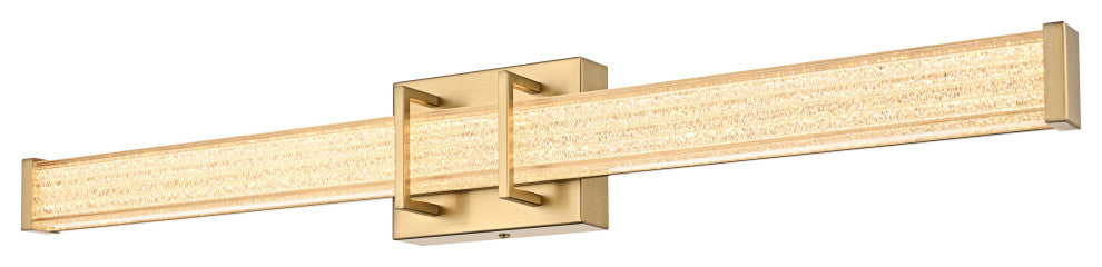 Home Living 31" Led Wall Sconce, Satin Gold