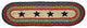 St-Black Stars Oval Stair Tread 27"x8.25"