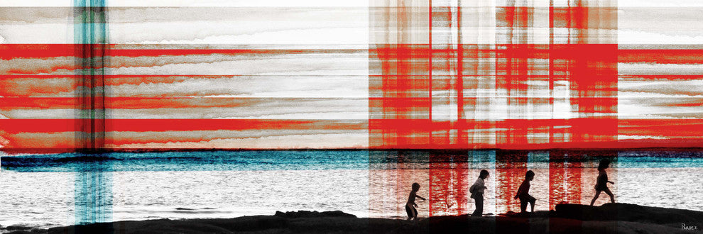 "Playa Vik" Fine Art Canvas Print, 60"x20"