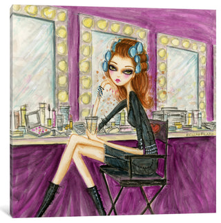 "Model Behavior #9" Canvas Art Print By Bella Pilar, 37x1.5x37